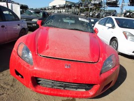 2000 HONDA S2000 RED CONV 2.0L MT A18792